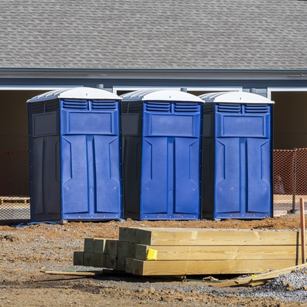 how can i report damages or issues with the portable toilets during my rental period in Windsor